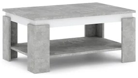 Tavolino da salotto LUNO grigio cemento/antracite