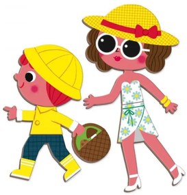 Janod - Set magnetico interattivo MAGNETIBOOK stagioni