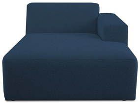 Modulo divano in bouclé blu scuro (angolo destro) Roxy - Scandic