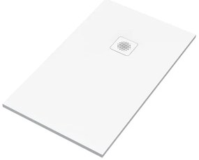Piatto doccia SENSEA in composito minerale di resina gelificata Remix V3 bianco L 70 x L 120 x H 2.7 cm opaco