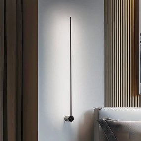 Applique da parete a LED Arm L Nowodvorski Lighting, Nero, Soggiorno / Sala da pranzo, Alluminio, Moderno, Applique a LED