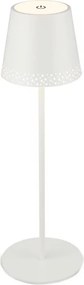 Brilo - Lampada da tavolo LED ricaricabile a sfioramento KIKI LED/2,6W/5V IP44 2600 mAh bianca