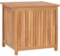 Baule da Giardino 60x50x58 cm in Legno Massello di Teak cod mxl 76568