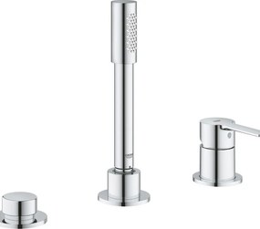 Rubinetto per bordo vasca Lineare GROHE 3 fori cromato