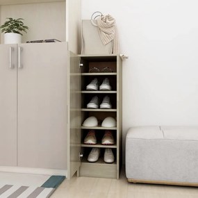 Scarpiera Rovere Sonoma 32x35x92 Cm İn Truciolato /