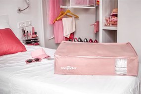 Organizer per sottoletto sottovuoto in plastica 65x45x15,5 cm Pink Edition – Compactor