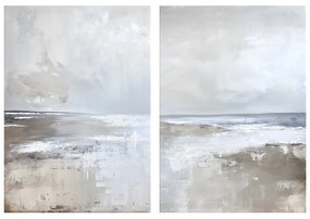 Set di quadri con elementi dipinti a mano 2 pz 50x70 cm Breeze – Styler