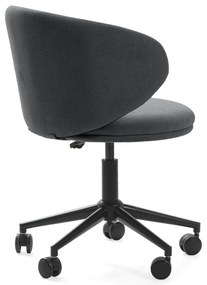 Sedia da ufficio in grigio scuro Rush – Marckeric