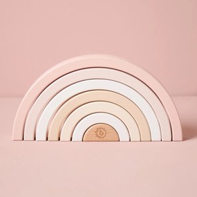 Bieco - Arcobaleno impilabile in legno - cerbiatto Ella