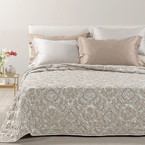 Copriletto Trapuntato in Raso Jacquard Mida Matrimoniale