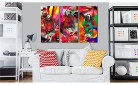 Quadro Crazy Monkeys triptych