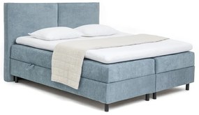 Letto boxspring blu con contenitore 180x200 cm Elva Bold – Bonami Selection