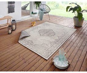 Tappeto da esterno grigio e crema , 200 x 290 cm Cebu - NORTHRUGS