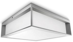 Philips - Plafoniera da esterno SKIES 2xE27/14W/230V IP44 grigio