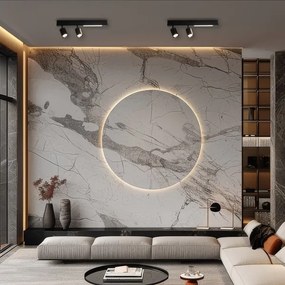 Faretto LED MAGNET LED/5W/230V + 2xGU10/60W 3000/4000K nero