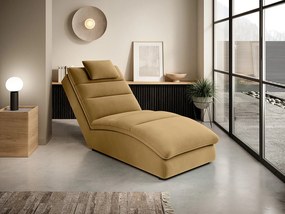 Chaise longue Pantelleria poltrona relax - Tessuto giallo chiaro