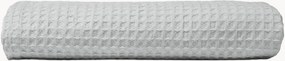Telo da bagno in cotone a nido d'ape Pearl Grey