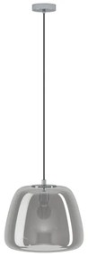 Eglo 39665 - Lampadario a sospensione con filo ALBARINO 1xE27/40W/230V diametro 35 cm fumé