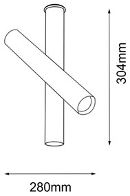 Amplex 8894 - Faretto AKADI 1xGU10-MR11/15W/230V bianco/oro