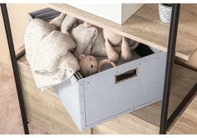 Set di 3 scatole di cartone grigio chiaro Ture - Bigso Box of Sweden