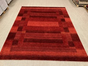 Loribaft Tappeto 300 x 370 Rosso (Iran) Annodato A Mano