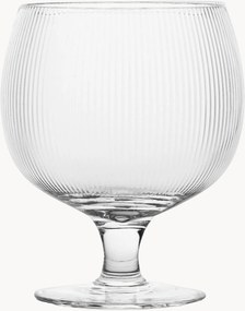 Set di 2 bicchieri da vino rosso in cristallo soffiato Blanka