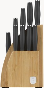 Set di coltelli da cucina in acciaio inossidabile con supporto Anthracite, set da 10