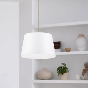 Lampada a sospensione su cavo AIDA 1xE27/60W/230V Ø 25 cm rovere/marrone/bianco