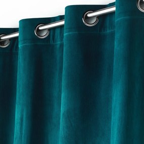 Tenda in velluto a coste blu 140x260 cm Casual - douceur d'intérieur