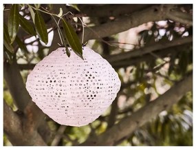 Lanterna a LED bianca con alimentazione a pannelli solari da esterno (altezza totale 22 cm) Harwood – House Nordic