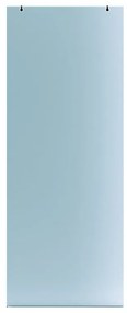 Anta per porta scorrevole Satin Cristal in cristallo grigio / argento L 96 x H 215 cm reversibile