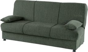 Divano Letto 3 Posti 190x81x90 Con Contenitore Cosy Bacos Verde