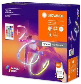 Ledvance - LED RGB Striscia dimmerabile SMART+ MAGIC FLEX 5m LED/24W/230V Wi-Fi+RC