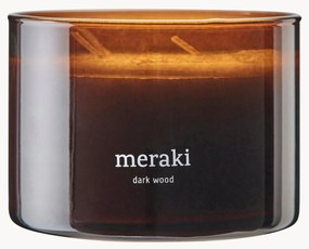 Candela profumata a tre stoppini Dark Wood (noce moscata, chiodi di garofano e ambra)