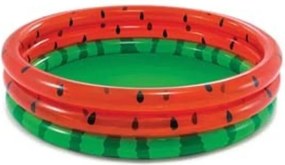 PISCINA GONFIABILE ANGURIA TRE ANELLI +2 ANNI cm.168x38h. peso kg.2,17 (58448) INTEX