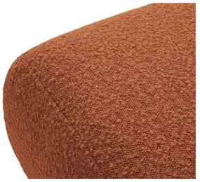 Sgabello marrone in tessuto bouclé Molino - Micadoni Home