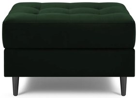 Poggiapiedi in velluto verde Santo - Milo Casa