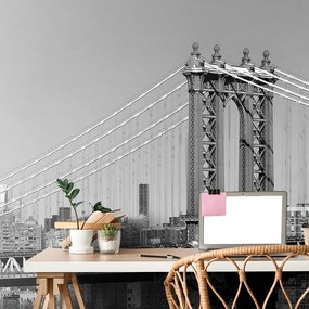 Carta da parati – Grattacieli in bianco e nero a New York