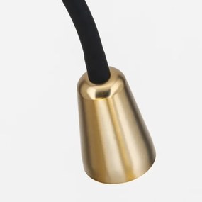 Orion - Lampada da terra flessibile DOTTY 1xGU10/10W/230V nero/ottone