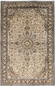 Ghom Tappeto 130 x 210 Beige (Iran) Annodato A Mano