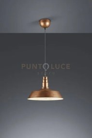 Will sospensione pagoda metallo rame anticato d. 36cm 1 luce attacc...