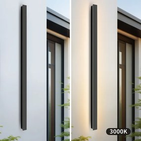 Brilagi - Applique da esterno LED LINEAR LED/32W/230V 3000K IP65 nero