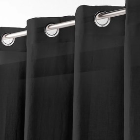 Tenda sottile nera 140x280 cm Telma – douceur d'intérieur