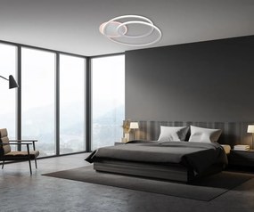 Plafoniera LED Malena Ø 40 cm bianco IP20 cct da bianco caldo a bianco freddo con regolazione di temperatura, 4500 lumen