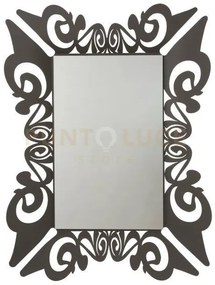 Specchio da parete decorato vanity nero