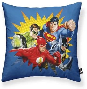 Fodera per cuscino Justice League Azzurro 45 x 45 cm