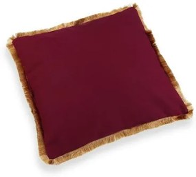 Cuscino Versa Whisker Rosso Granato 10 x 45 x 45 cm