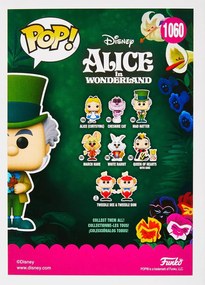 Funko Pop Disney Alice nel Paese delle Meraviglie 70esimo Cappellaio Matto - Figura in vinile - Altezza 9,5 cm circa.