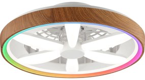 Brilliant - LED RGBW Ventilatore a soffitto dimmerabile GAIANO LED/24W/230V + +TC