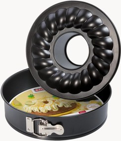 Teglia a cerniera con rivestimento antiaderente e 2 basi Classic